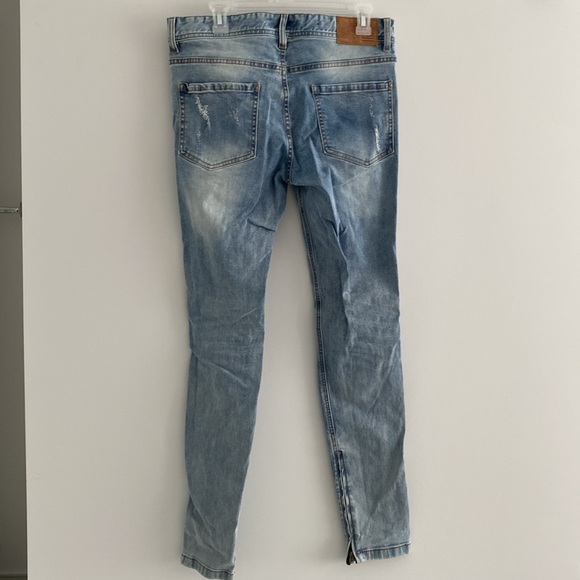 Hyper Denim Men’s blue distressed jeans - size 32 - Picture 5 of 11